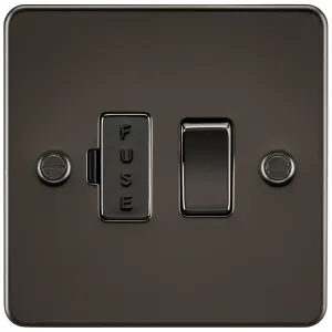 13A Switched Fused Spur Unit - Gunmetal