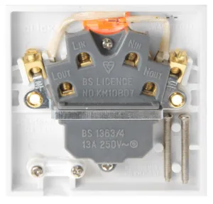 Connection Unit, DP Switched Fused & Neon