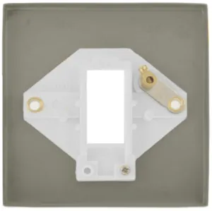 Frontplate, 1 Gang 1 Aperture, White Gasket Victorian
