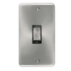 Deco Plus - 50A 2 Gang Double Pole Switch (Vertica