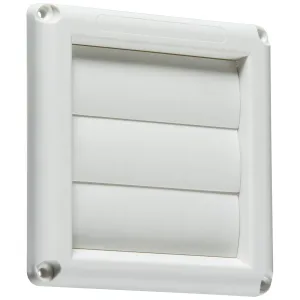 100mm/4 inch Gravity Shutter - White