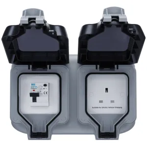 OUTDOOR SOCKET TO FACILITATE ELECTRIC VEHICLE MODE