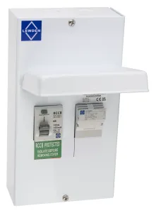 LEWDEN RCD 100MA FUSED PROTECTED SWITCH IP20