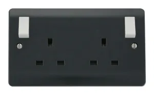 13A 2 Gang DP (O/B) Switched Socket Outlet