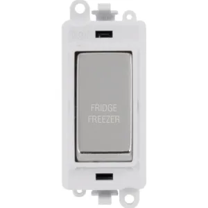 20AX Double Pole Switch Module - Polar White - Pol