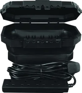 WP BOX COLLAPSIBLE + 4 SKT 8M 13A EXT LEAD BLACK