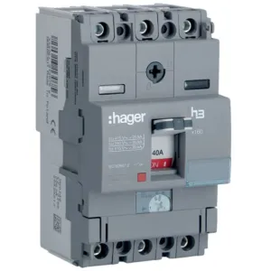 MCCB h3 x160 TM 3x40A 25kA