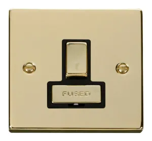 13A Fused 'Ingot' Switched Connection Unit - Black