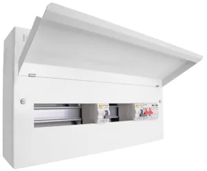 22 Way Elucian Metal Consumer Unit With 100A Mains