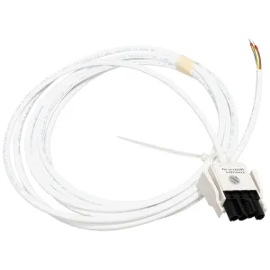 4-POLE MALE WHITE LUMINAIRE PLUG WITH 5M 3-CORE LU