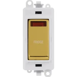 20AX Double Pole Switch With Neon Module - Polar W