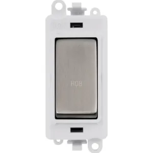 20AX Double Pole Switch Module - Polar White - Sta