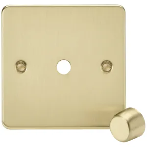 1G Dimmer Plate with Matching Metal Dimmer Cap - B