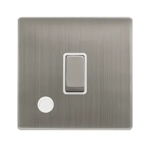 20A INGOT DOUBLE POLE SWITCH WITH FLEX OUTLET - ST