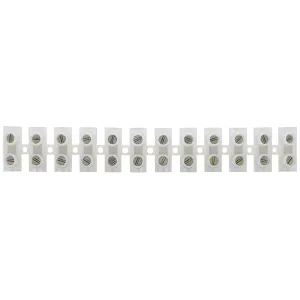 12 WAY TERMINAL STRIP, RATED AT 30A - PACK OF 10