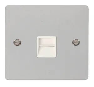 Single Telephone Socket Secondary  - White