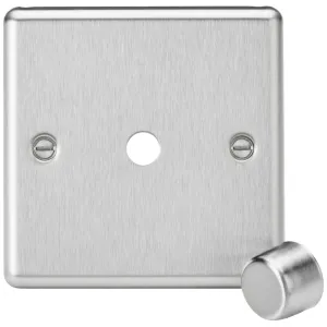 1G Dimmer Plate with Matching Metal Dimmer Cap - B