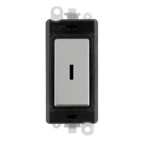 20AX 2 Way Retractive Keyswitch Module - Black - P