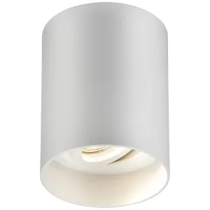 Oran Surface Tilt Round Downlight White