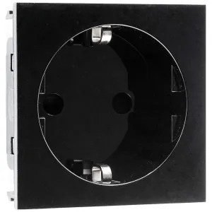 EURO MODULE 16A - 1 GANG SCHUKO UNSWITCHED SOCKET