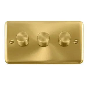 3 Gang 2 Way 400Va Dimmer Switch
