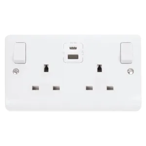 2G 13A TYPE A & C USB SKT 4.2A CMA