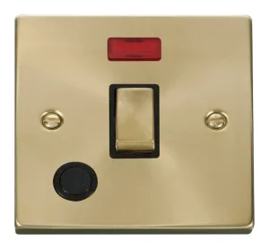 20A 1 Gang DP 'Ingot' Switch With Flex Outlet And