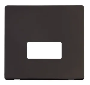 Connection Unit Cover Plate - Black