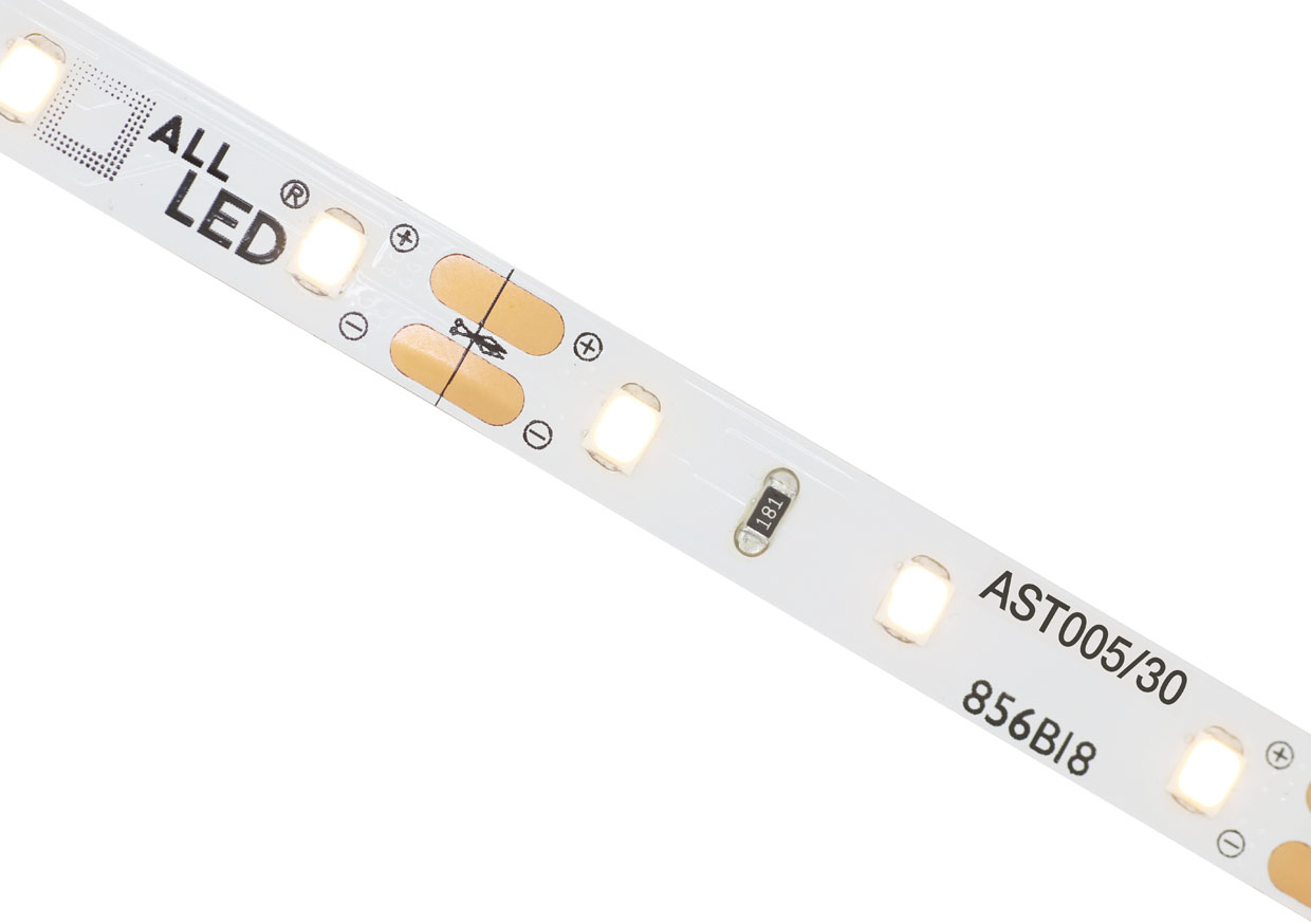 PRO - 12V IP20 5W MTR LED STRIP, 3000K, 60 LEDS MT