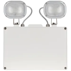 Duceri Emergency Twin Spot 6W LED IP40 Lithium Bat