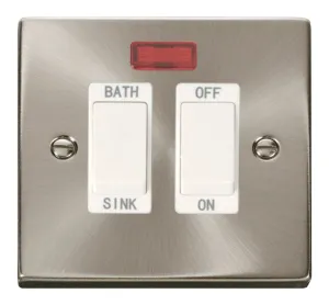 20A DP Sink/Bath Switch - White