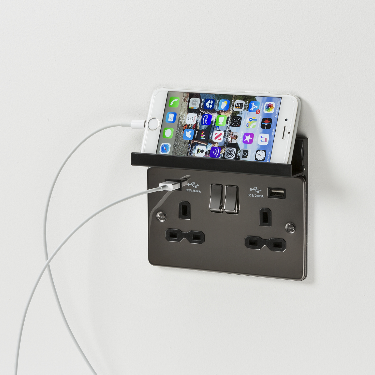 2G Fold Away Phone Holder - Black