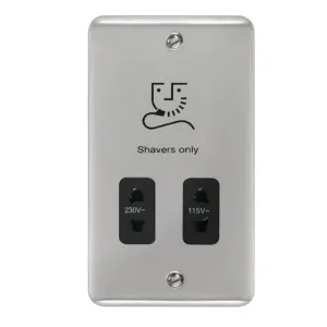 115/230V Dual Voltage Shaver Socket