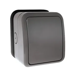 1 GANG 10AMP  MINI GRID AQUIP OUTDOOR  SWITCH