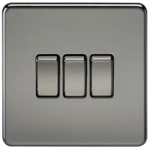 10AX 3G 2-way Switch - Black Nickel