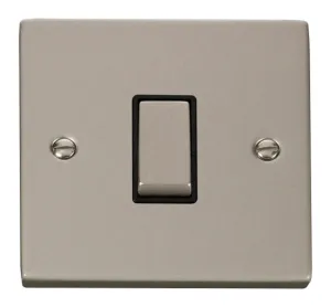 1 Gang Intermediate 'Ingot' 10AX Switch - Black