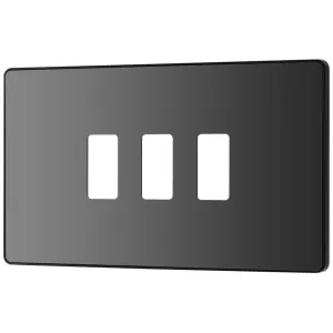 GRID FRONT PLATE - PCD EVOLVE - BLACK CHROME - 3 G