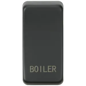 Switch cover "marked BOILER" - anthracite