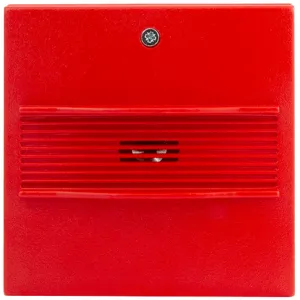 2 Wire Sounder Square Red