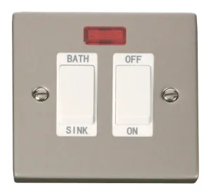 20A DP Sink/Bath Switch - White