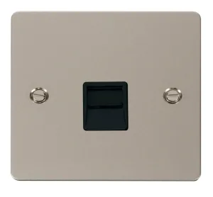 Single Telephone Socket Master  - Black