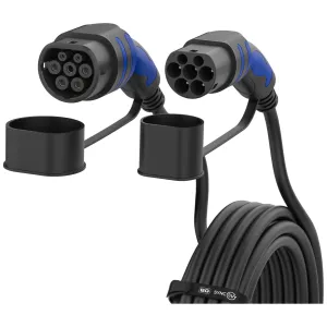 MODE 3 EV CABLE 5M T2 TO T2 1P