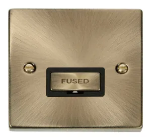 13A Fused 'Ingot' Connection Unit - Black
