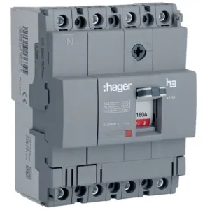 MCCB h3 x160 TM 4x160A 25kA