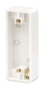 10AX 1 Gang Architrave Pattress Box