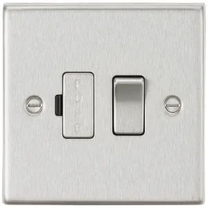 13A Switched Fused Spur Unit - Brushed Chrome
