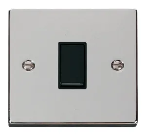 1 Gang 2 Way 10AX Switch - Black
