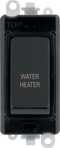 20AX Double Pole Switch Module - Black - Matt Blac