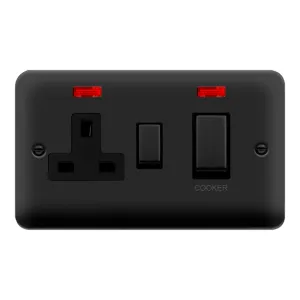 Deco Plus - 50A Cooker Control Unit With Neons - I