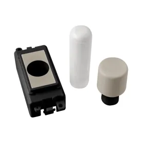 1 Module Dimmer Mounting Kit - Black - Pearl Nicke